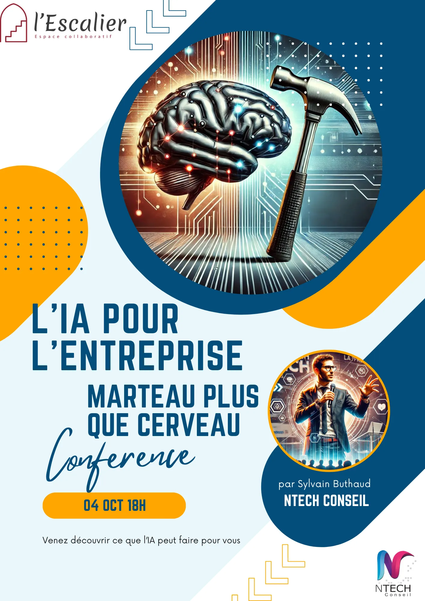 Affiche - L'IA pour l'Entreprise